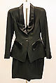 Suit, Mugler (French, founded 1974), wool, silk, French