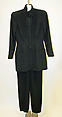 Suit, Mugler (French, founded 1974), wool, French