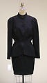 Suit, Mugler (French, founded 1974), wool, French