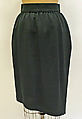 Suit, Mugler (French, founded 1974), (a,b) wool; (c) wool, plastic, French