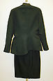 Suit, Mugler (French, founded 1974), wool, silk, French