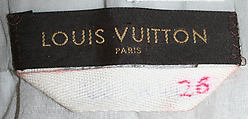 Ensemble, Louis Vuitton Co. (French, founded 1854), (a) rubberized cotton; (b) silk; (c, d) leather, French