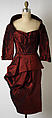 Cocktail dress, Ceil Chapman (American, born 1912), silk, synthetic fiber, American