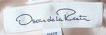 Evening ensemble, Oscar de la Renta, LLC. (American, founded 1965), silk, American