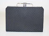 Clutch, House of Dior French, cotton, plastic (acrylic), rhinestones, French