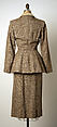 Suit, Sybil Connolly (Irish (born Wales), Swansea 1921–1998 Dublin), wool, silk, Irish