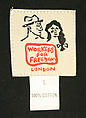 Shirt, Workers For Freedom (British, founded 1985), cotton, British