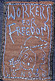 Trousers, Workers For Freedom (British, founded 1985), linen, British