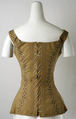 Corset, Cotton, silk, American
