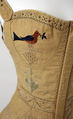Corset, Cotton, silk, American