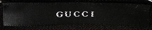 Evening ensemble, Gucci (Italian, founded 1921), (a) silk, leather; (b) rayon, cotton, nylon, polyester, silk, Italian