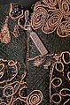 Evening ensemble, Gucci (Italian, founded 1921), (a) silk, leather; (b) rayon, cotton, nylon, polyester, silk, Italian