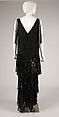 Evening ensemble, House of Worth (French, 1858–1956), silk, plastic, French