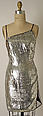 Dress, Geoffrey Beene (American, Haynesville, Louisiana 1927–2004 New York), plastic, metallic, silk, American