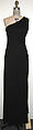 Ensemble, Geoffrey Beene  American, (a) wool, rhinestone; (b) synthetic fiber, American