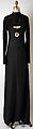 Ensemble, Geoffrey Beene (American, Haynesville, Louisiana 1927–2004 New York), (a) synthetic fiber, wool; (b) stone, leather, American