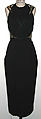 Ensemble, Geoffrey Beene  American, (a) wool; (b) plastic, silk, American