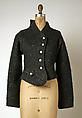 Jacket, Geoffrey Beene (American, Haynesville, Louisiana 1927–2004 New York), wool, glass, plastic, synthetic fiber, metallic, American
