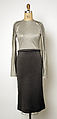 Dress, Geoffrey Beene (American, Haynesville, Louisiana 1927–2004 New York), silk, metallic, American