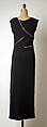 Ensemble, Geoffrey Beene (American, Haynesville, Louisiana 1927–2004 New York), (a) wool, metal; (b) satin, wool, metal, American