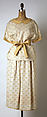 Dress, Geoffrey Beene (American, Haynesville, Louisiana 1927–2004 New York), linen, cotton, silk, American