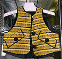 Waistcoat, Geoffrey Beene (American, Haynesville, Louisiana 1927–2004 New York), linen, plastic, American