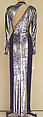 Dress, Geoffrey Beene (American, Haynesville, Louisiana 1927–2004 New York), silk, metallic, cellophane, American