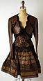 Ensemble, Geoffrey Beene (American, Haynesville, Louisiana 1927–2004 New York), (a) silk; (b) leather, American
