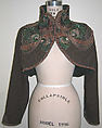 Jacket, Geoffrey Beene (American, Haynesville, Louisiana 1927–2004 New York), cotton, silk, plastic, metallic, American