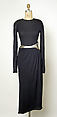 Dress, Geoffrey Beene (American, Haynesville, Louisiana 1927–2004 New York), synthetic fiber, metallic, American