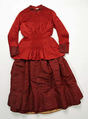 Dress, (a–c) silk, American
