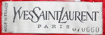 Evening ensemble, Yves Saint Laurent (French, founded 1961), (a–c) silk, French