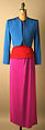 Evening ensemble, Yves Saint Laurent (French, founded 1961), (a–c) silk, French