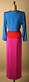 Evening ensemble, Yves Saint Laurent (French, founded 1961), (a–c) silk, French