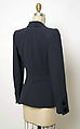 Pantsuit, Yves Saint Laurent (French, founded 1961), (a) wool, silk; (b) wool, French