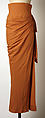 Ensemble, (a, b) House of Givenchy (French, founded 1952), (a, b) silk; (c, d) silk, leather, French