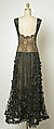Evening dress, Valentino (Italian, born 1932), silk, cotton, synthetic, glass, Italian