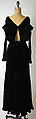 Evening dress, Valentino (Italian, born 1932), (a) silk; (b) synthetic fiber, Italian