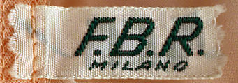 Brassiere, F.B.R., nylon, synthetic fiber, Italian