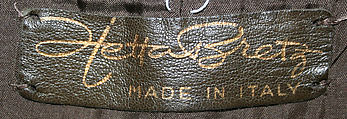 Skirt, Hettabretz (Italian, founded 1960), snakeskin, wool, Italian