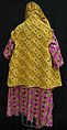 Ensemble, Comme des Garçons (Japanese, founded 1969), (a) silk, metallic thread; (b) metal; (c) wool; (d) metal, Japanese