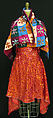 Ensemble, Comme des Garçons (Japanese, founded 1969), (a, b) polyester; (c, e) metal; (d) wool, Japanese