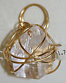 Ring, Kazuko  Japanese, gold, rock crystal, American