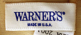 Bodysuit, Warner&#39;s (American, founded 1902), Nylon, Lycra, Spandex, American