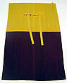 Dress, Issey Miyake (Japanese, 1938–2022), polyester, linen, Japanese