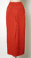 Evening ensemble, House of Balmain (French, founded 1945), silk, metallic thread, French