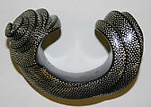 Bracelet, Patricia von Musulin (American, born 1947), ebony, sterling silver, American