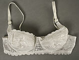 Brassiere, Shirley of Hollywood (American, founded 1948), synthetic fiber, plastic (silicone), American