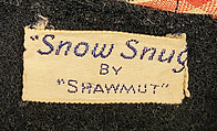 Ski ensemble, Snow Snug by Shawmut (American), wool, American