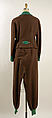 Ski ensemble, Lanz (Austrian, founded 1922), wool, American